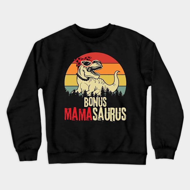 Bonus MamaSaurus Crewneck Sweatshirt by Teewyld